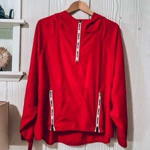 Ivy Park Red Half Zip